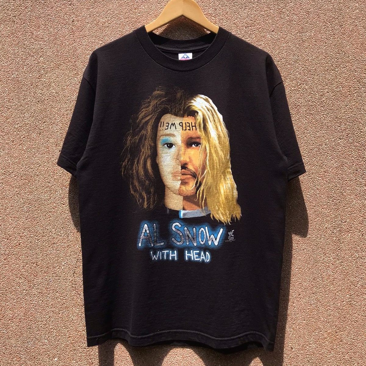 Vintage × WWE × WWF Vintage 1998 Al Snow With Head Tee Size US L / EU 52-54 / 3 - 2 Thumbnail
