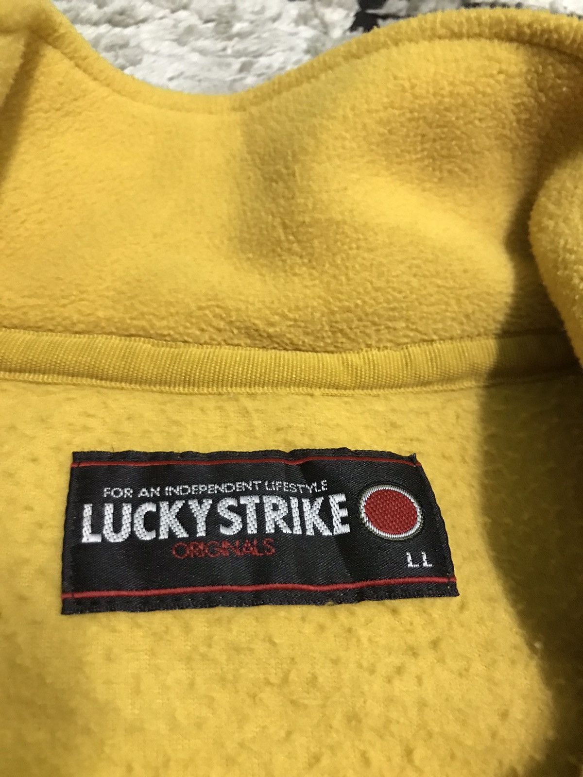 Japanese Brand × Sports Specialties Lucky strike fleece jacket Size US L / EU 52-54 / 3 - 4 Thumbnail