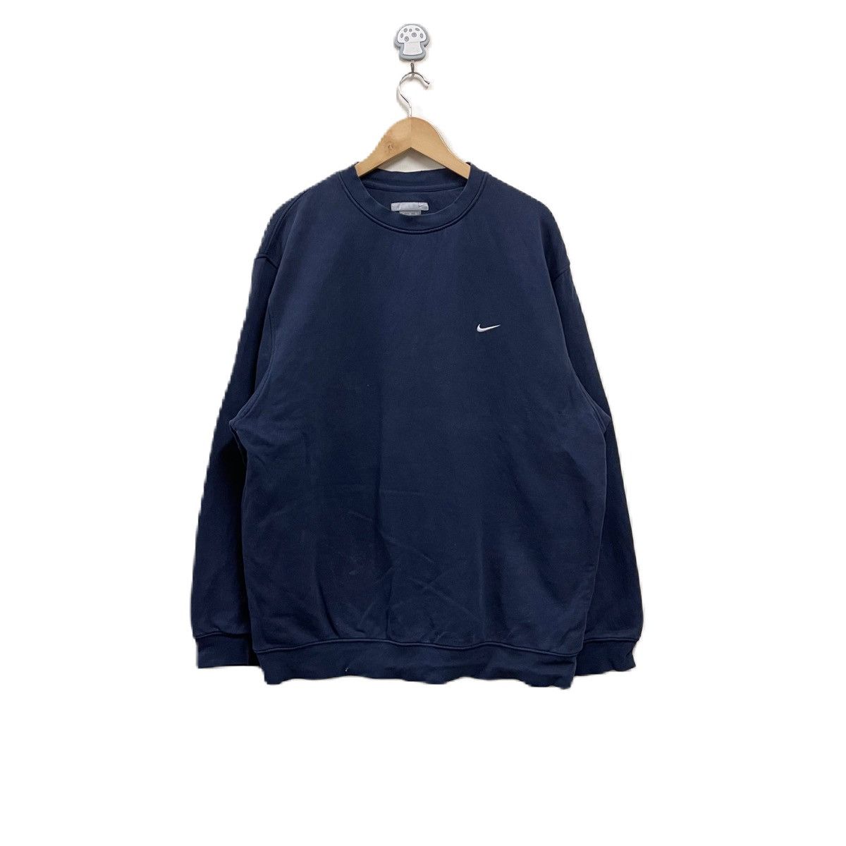 Nike Vintage nike swoosh sweatshirt pullover baggy Size US XXL / EU 58 / 5 - 1 Thumbnail