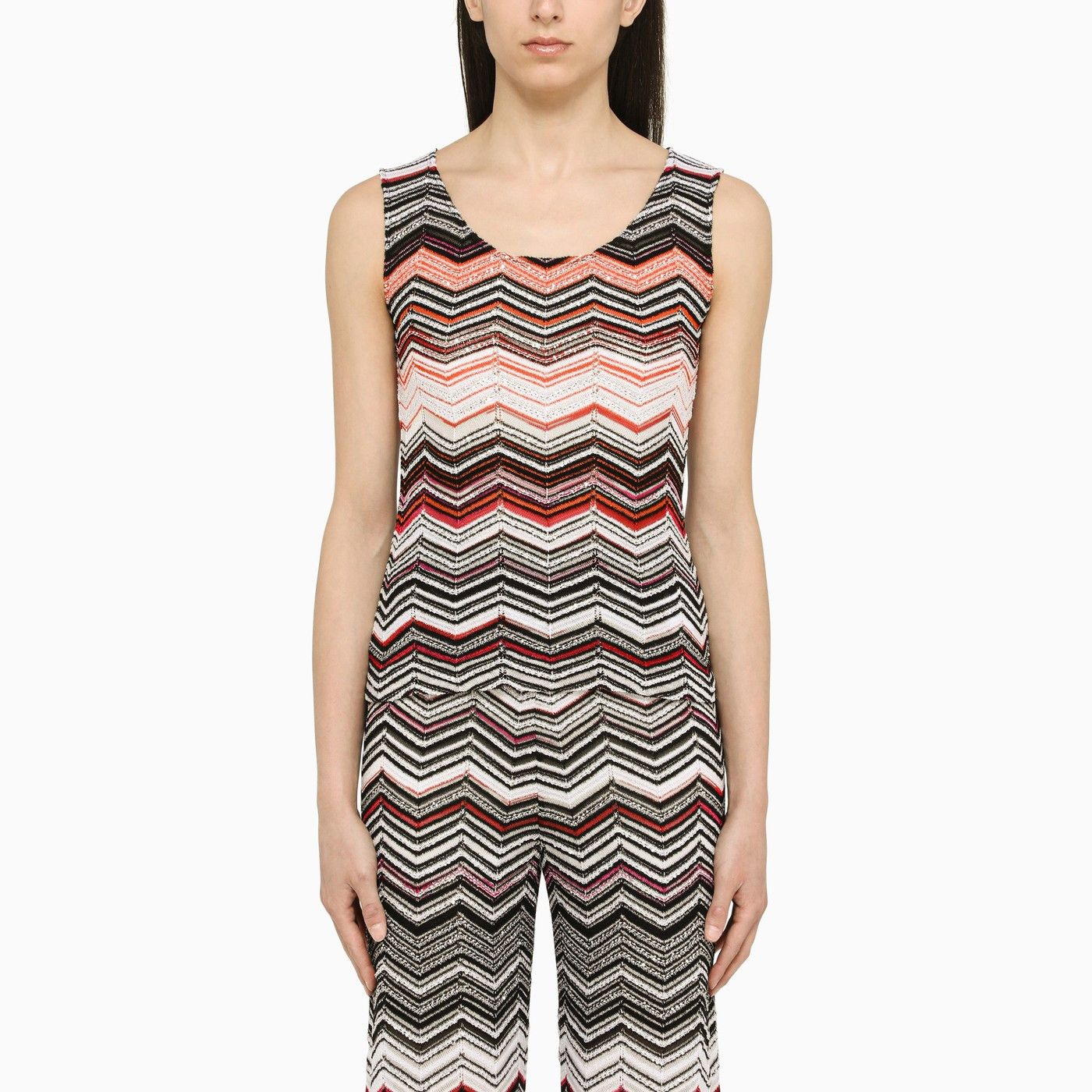 o1d2blof0623 Neck Top in Multicolor