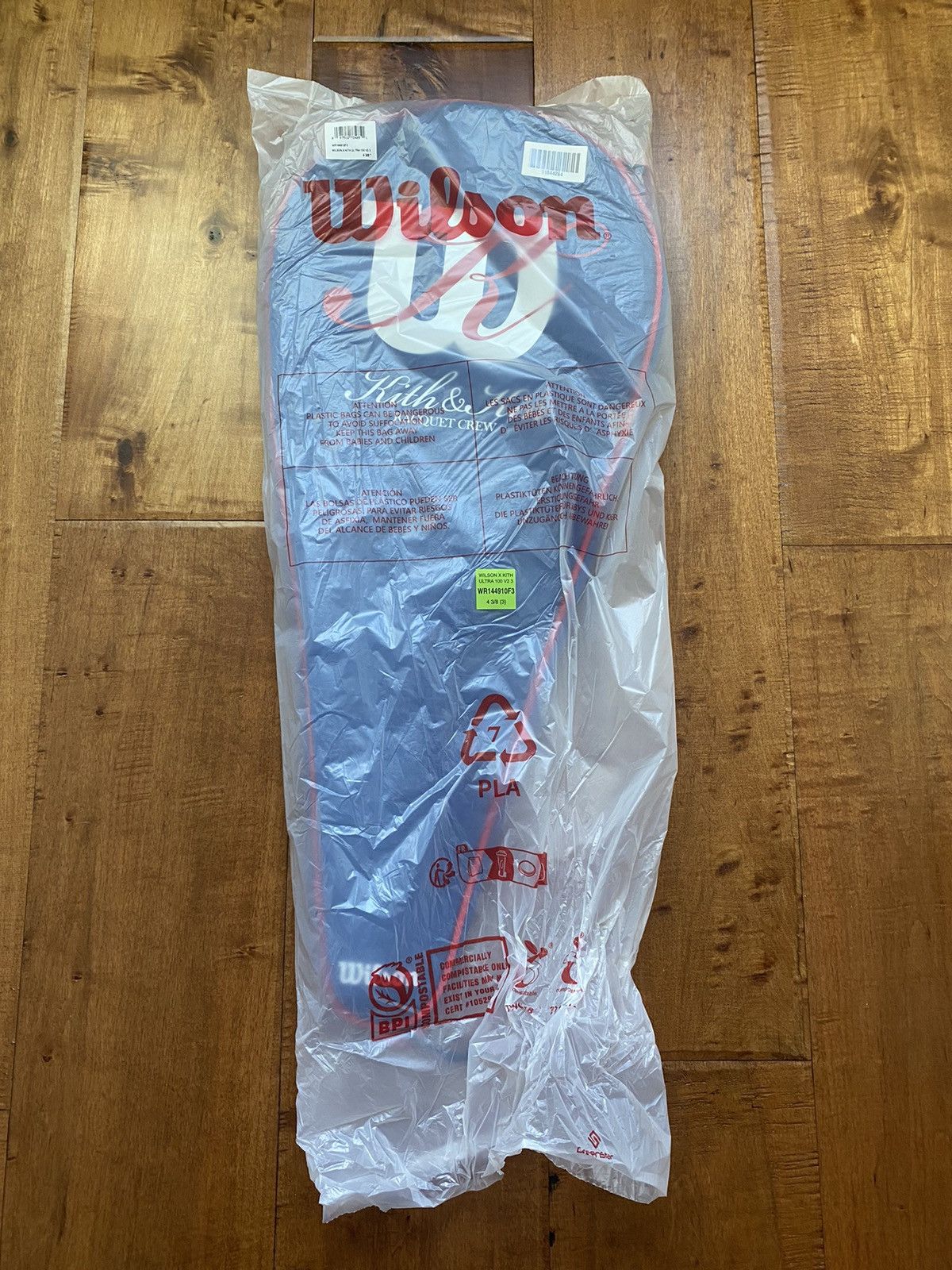 Kith × Wilson Athletics Kith for Wilson Tennis Racket Ultra100 V4 Racquet Crew | Grailed