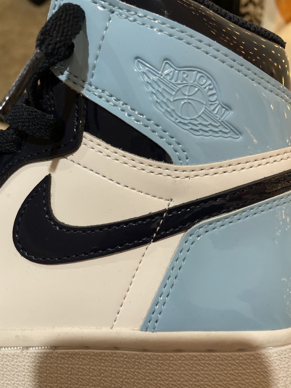 Jordan Brand × Nike Air Jordan High OG 1 Obsidian/Blue Chill Size US 6 / IT 36 - 13 Thumbnail