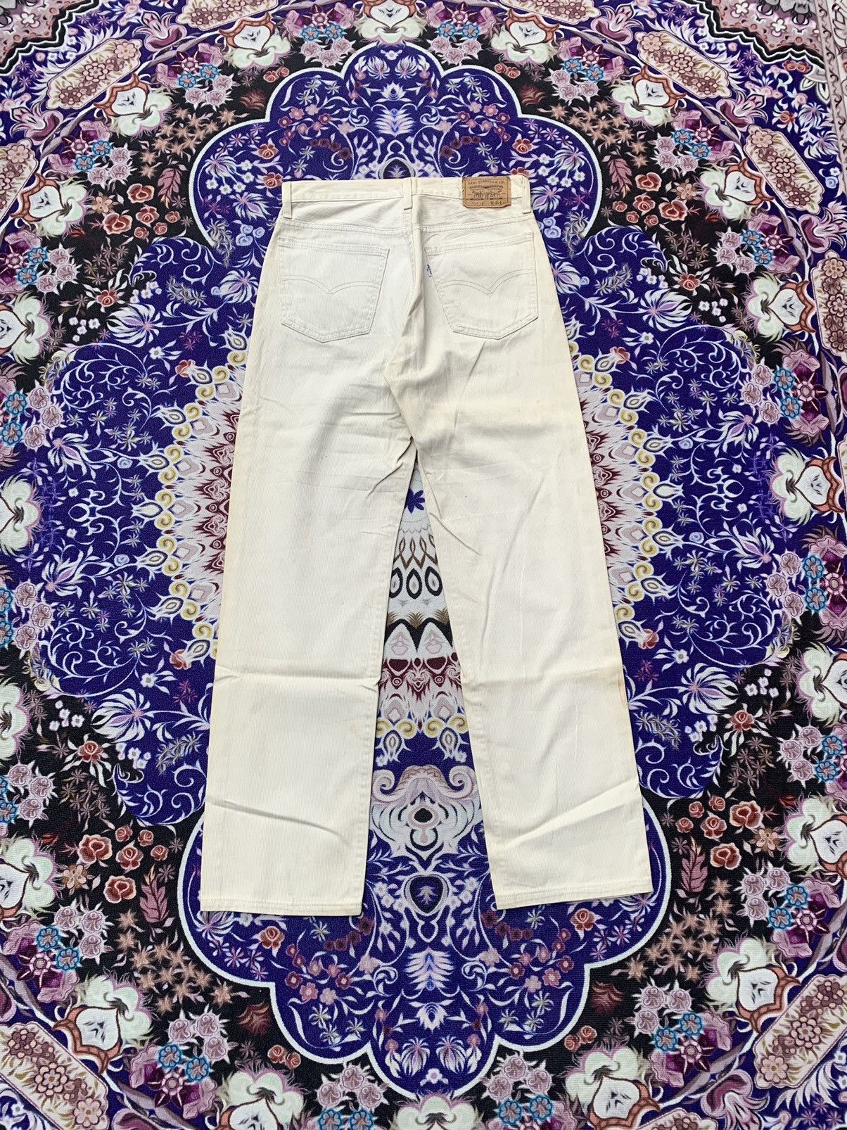 Levi's Vintage Clothing × Vintage Vintage Levis 1993 513 Big E White Tab Denim Size US 29 - 1 Thumbnail