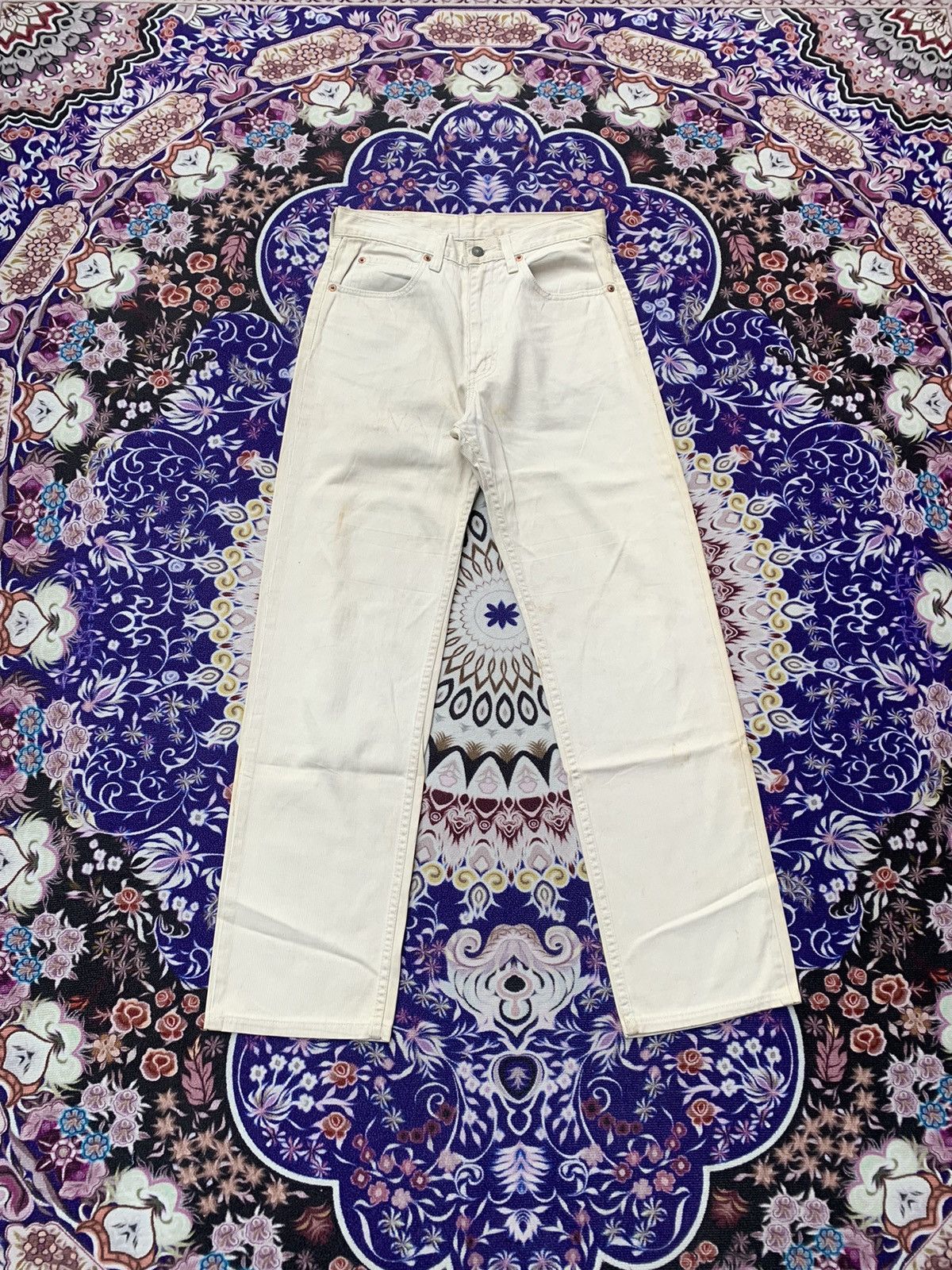 Levi's Vintage Clothing × Vintage Vintage Levis 1993 513 Big E White Tab Denim Size US 29 - 2 Thumbnail