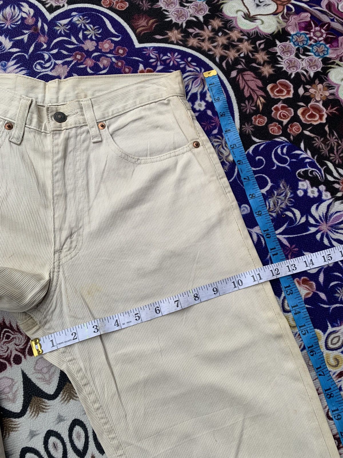 Levi's Vintage Clothing × Vintage Vintage Levis 1993 513 Big E White Tab Denim Size US 29 - 14 Thumbnail