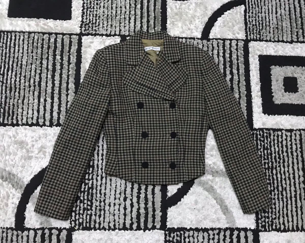 Emporio Armani Emporio Armani cropped jacket Size US XXS / EU 40 - 1 Thumbnail