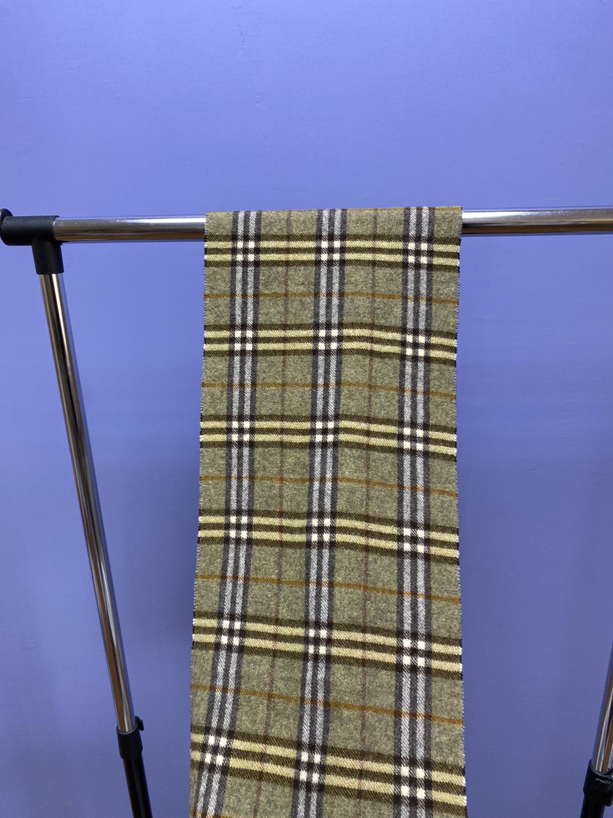Burberry Vintage Burberrys Wool Scarf Unisex Classic Size ONE SIZE - 15 Thumbnail