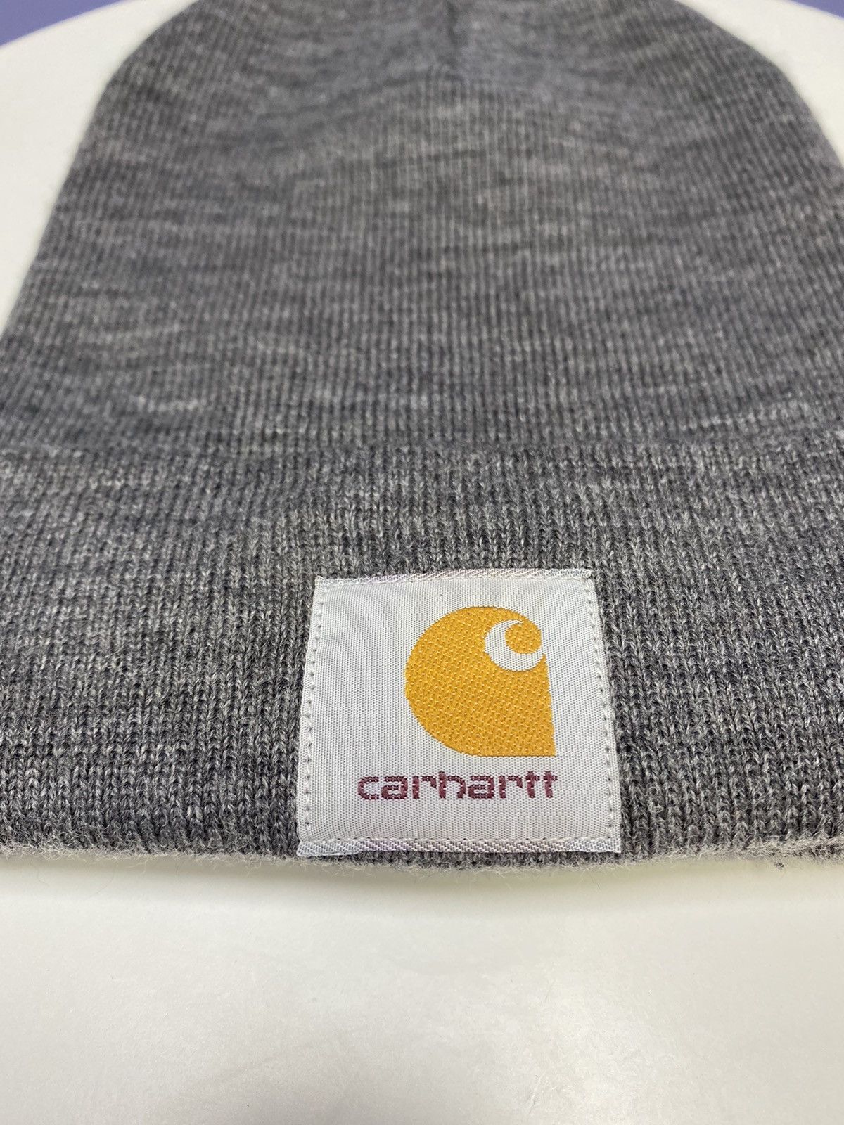 Carhartt × Carhartt Wip Carhartt WIP Beanie Grey Size ONE SIZE - 2 Thumbnail