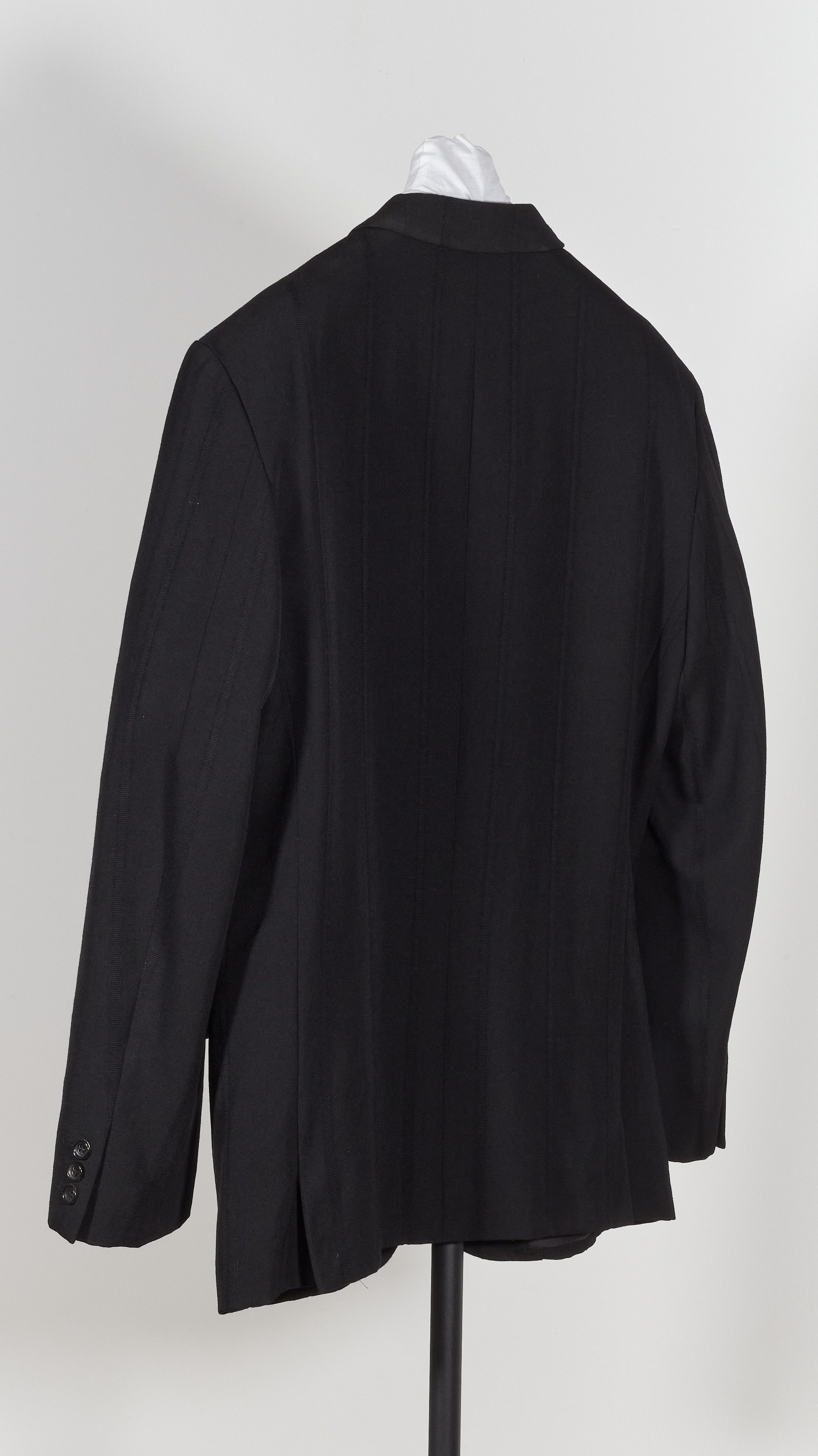 Comme des Garcons Homme Plus AD 2001 Archive Woven Stripe Wool Blazer Jacket Size US L / EU 52-54 / 3 - 3 Thumbnail