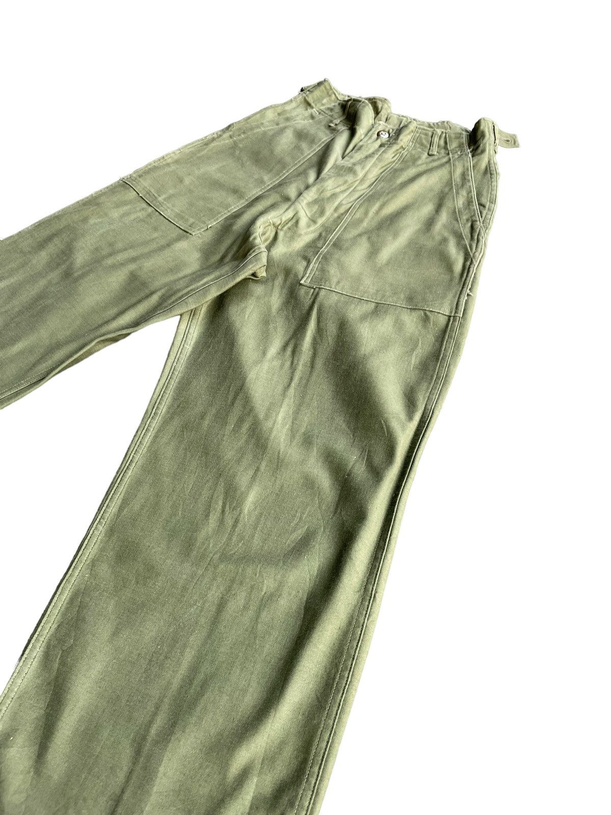 Vintage Vintage 50’s Usmc Sateen 107 Baker Pant Size US 29 - 2 Thumbnail