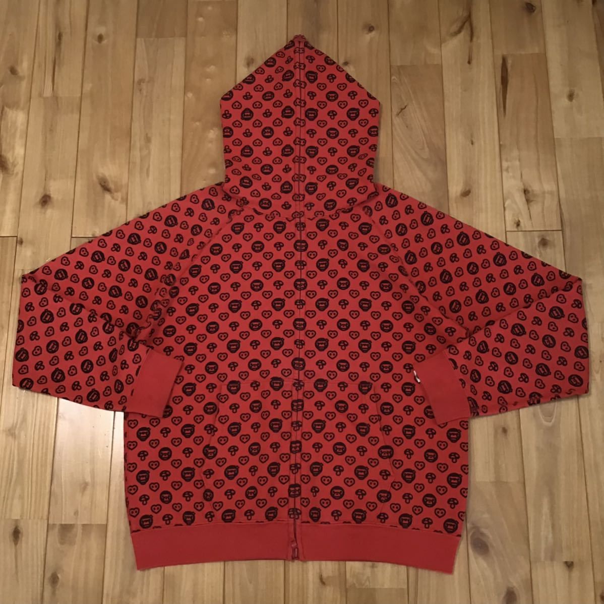 Bape × Nigo BAPE Baby Milo Monogram Full Zip Hoodie a bathing ape Size US S / EU 44-46 / 1 - 1 Thumbnail
