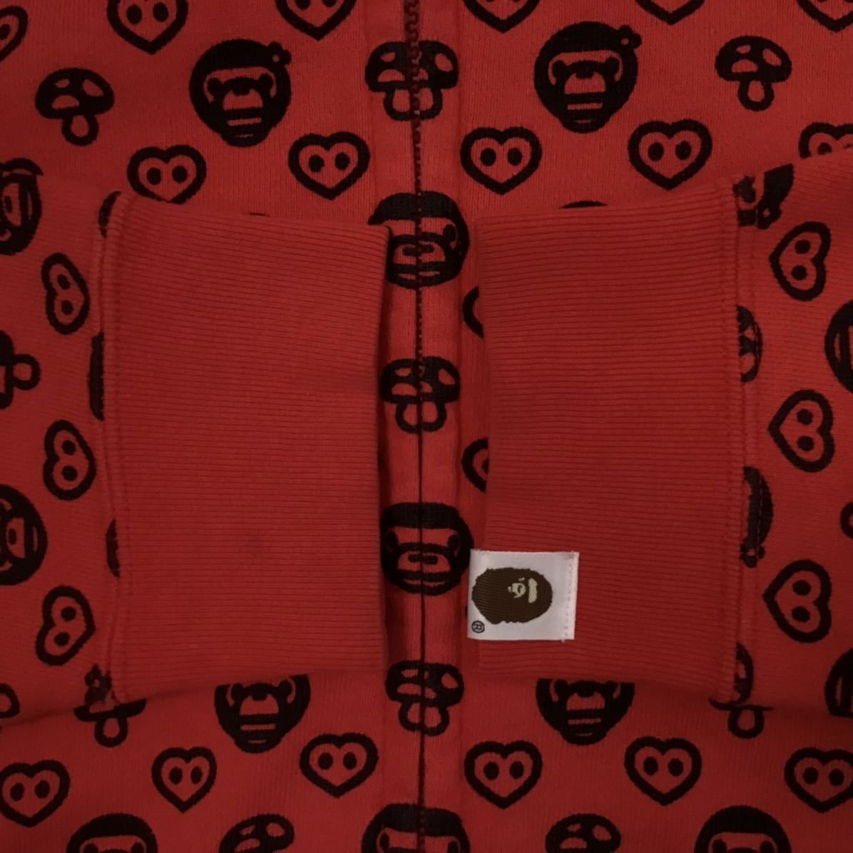 Bape × Nigo BAPE Baby Milo Monogram Full Zip Hoodie a bathing ape Size US S / EU 44-46 / 1 - 3 Thumbnail