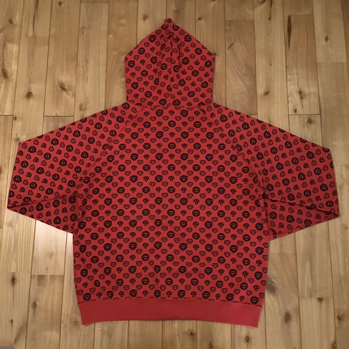 Bape × Nigo BAPE Baby Milo Monogram Full Zip Hoodie a bathing ape Size US S / EU 44-46 / 1 - 4 Thumbnail