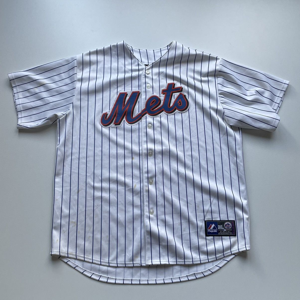MLB × Vintage Vintage 2000s New York Mets Embroidered Baseball Jersey Rare Size US XXL / EU 58 / 5 - 1 Thumbnail