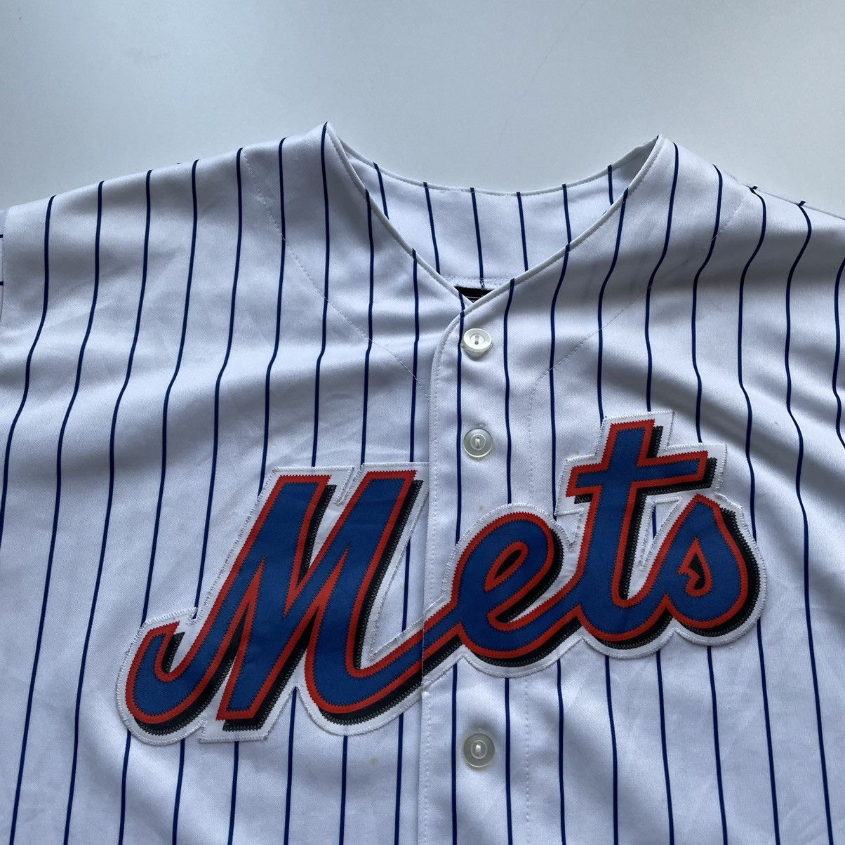 MLB × Vintage Vintage 2000s New York Mets Embroidered Baseball Jersey Rare Size US XXL / EU 58 / 5 - 2 Thumbnail