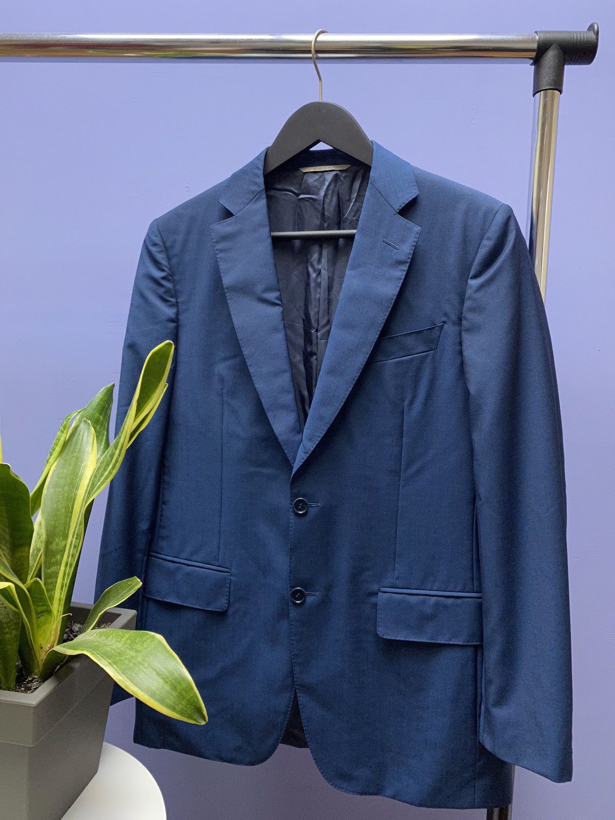 Canali Canali Travel Two Button Blue Blazer Men’s 48R Blue Size 48R - 1 Thumbnail