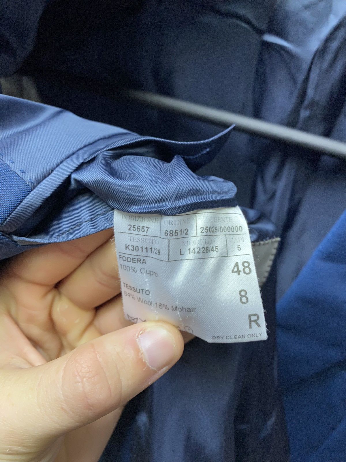 Canali Canali Travel Two Button Blue Blazer Men’s 48R Blue Size 48R - 23 Thumbnail