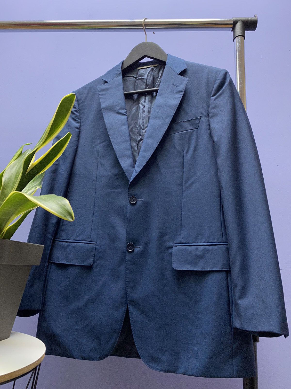 Canali Canali Travel Two Button Blue Blazer Men’s 48R Blue Size 48R - 4 Thumbnail