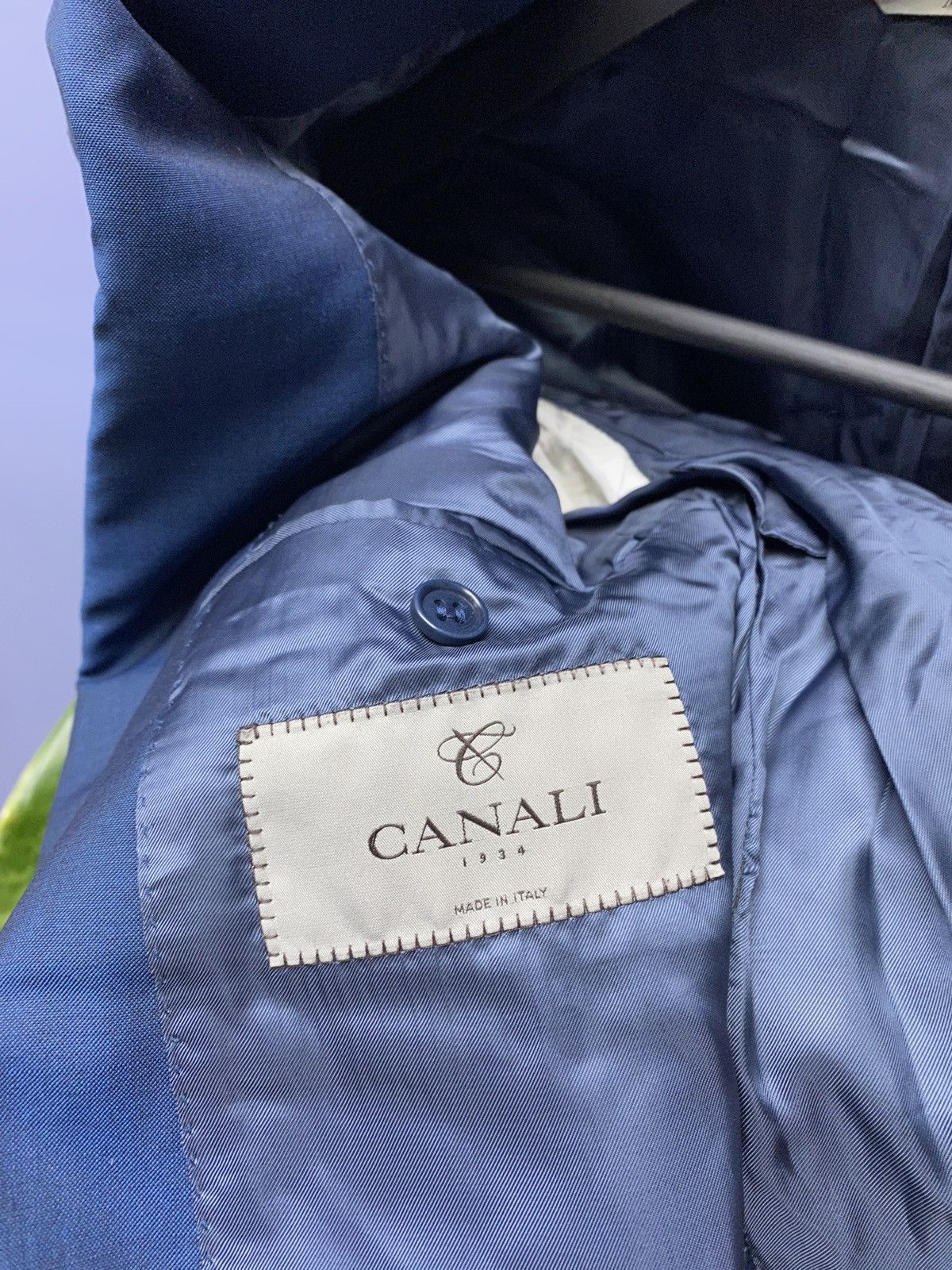 Canali Canali Travel Two Button Blue Blazer Men’s 48R Blue Size 48R - 22 Thumbnail