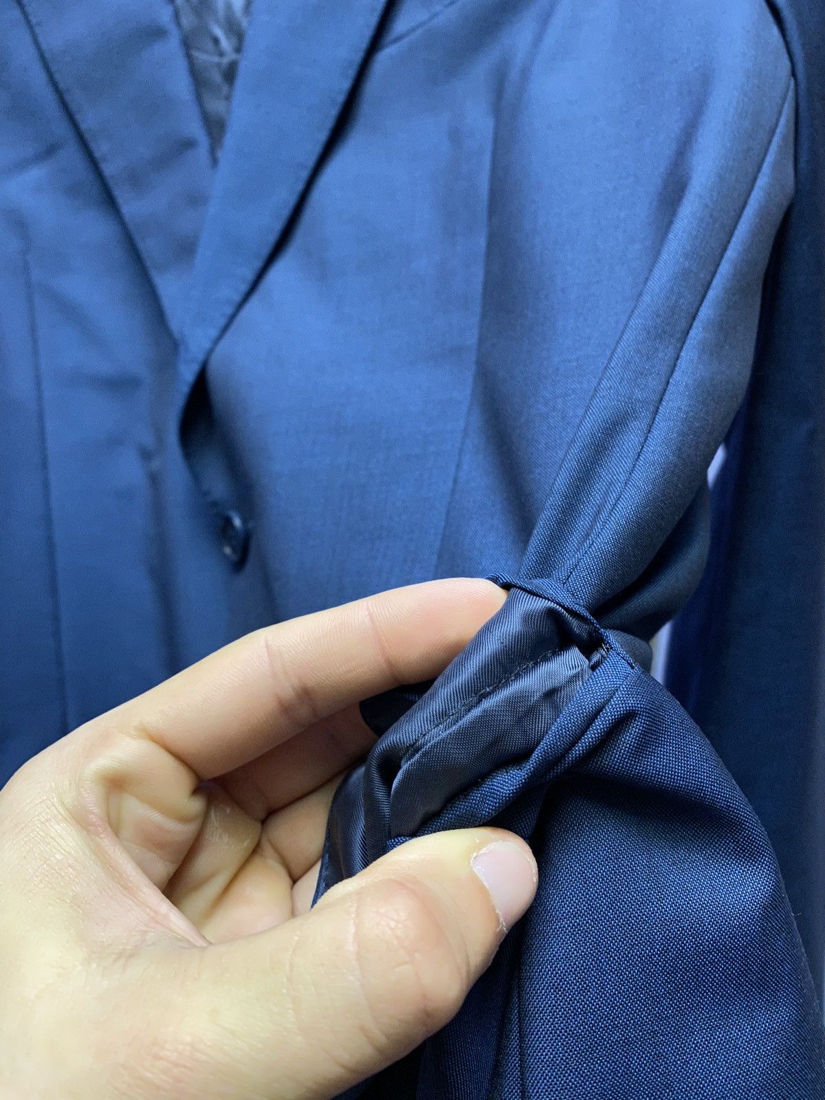 Canali Canali Travel Two Button Blue Blazer Men’s 48R Blue Size 48R - 11 Thumbnail