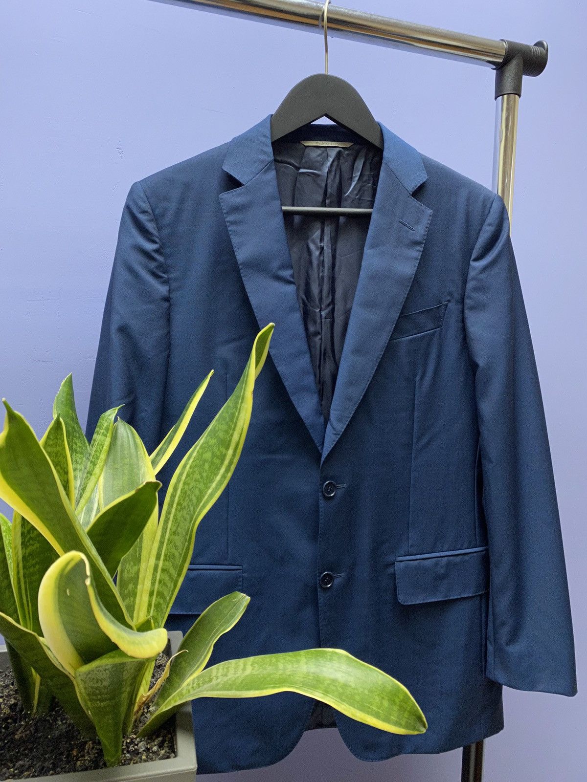 Canali Canali Travel Two Button Blue Blazer Men’s 48R Blue Size 48R - 3 Thumbnail