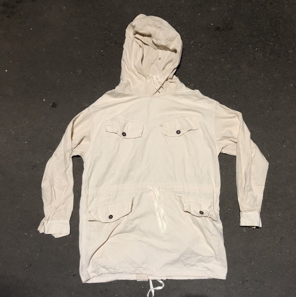 image of Smock x Vintage Ww2 France Army Snow Camouflage 40S in Broken White, Men's (Size Large)