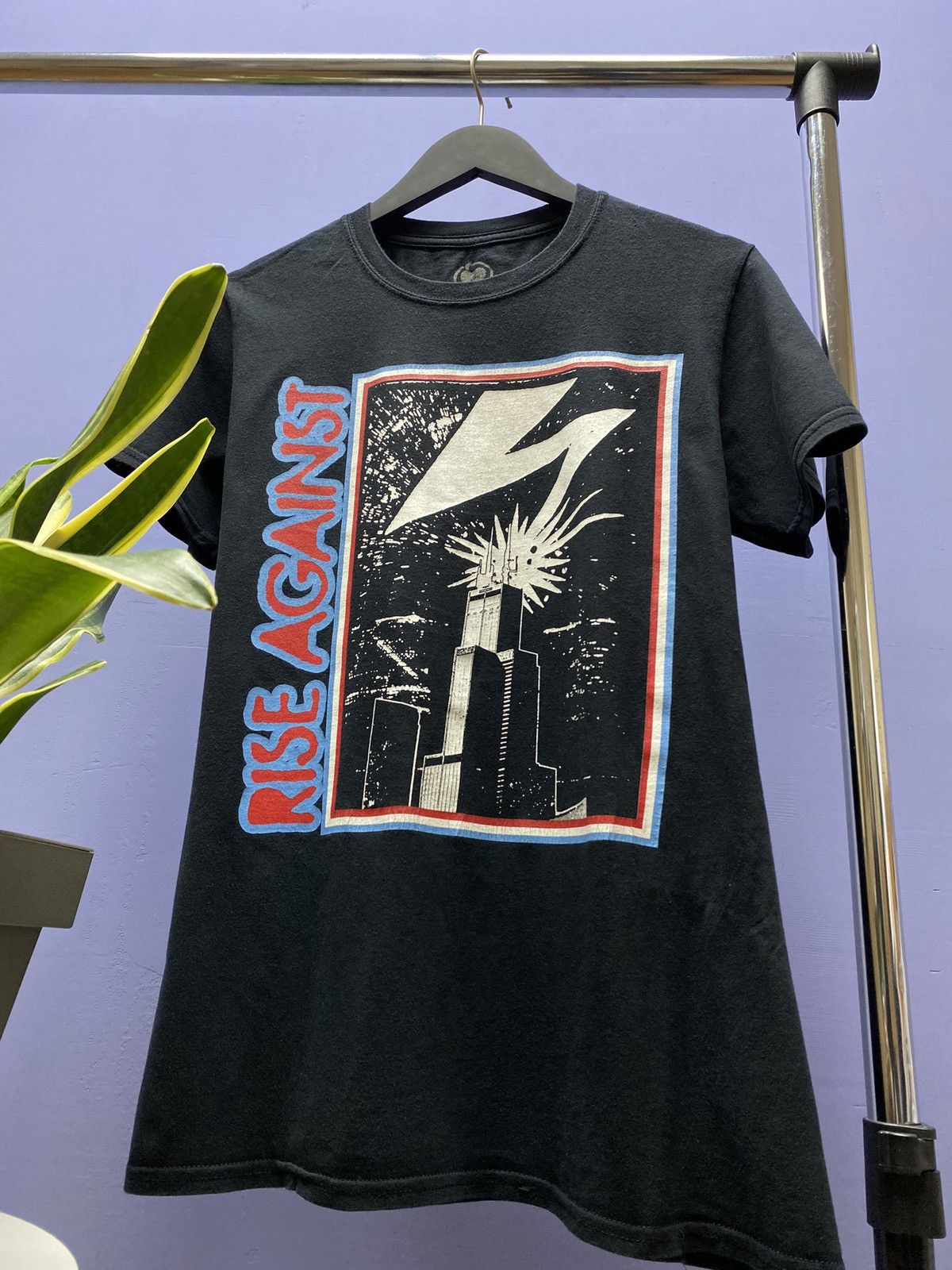 Band Tees Rise Against Band T Shirt Mens M Black Logo Tour Album Promo Size US M / EU 48-50 / 2 - 4 Thumbnail
