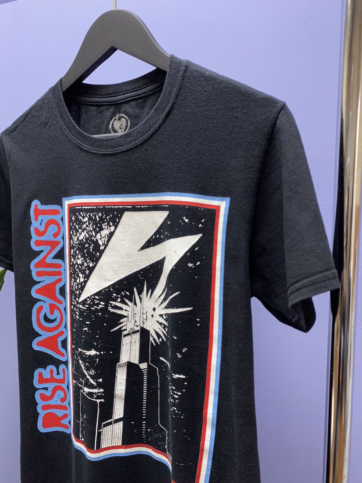 Band Tees Rise Against Band T Shirt Mens M Black Logo Tour Album Promo Size US M / EU 48-50 / 2 - 7 Thumbnail