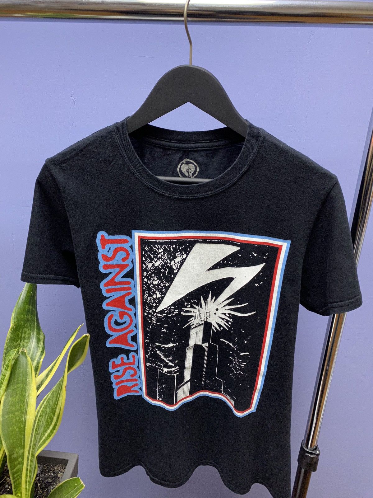 Band Tees Rise Against Band T Shirt Mens M Black Logo Tour Album Promo Size US M / EU 48-50 / 2 - 5 Thumbnail