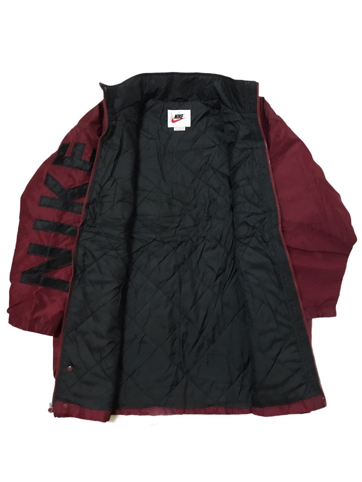 Nike × Vintage Vintage 90s Nike Spell Out Jacket Size US L / EU 52-54 / 3 - 3 Thumbnail