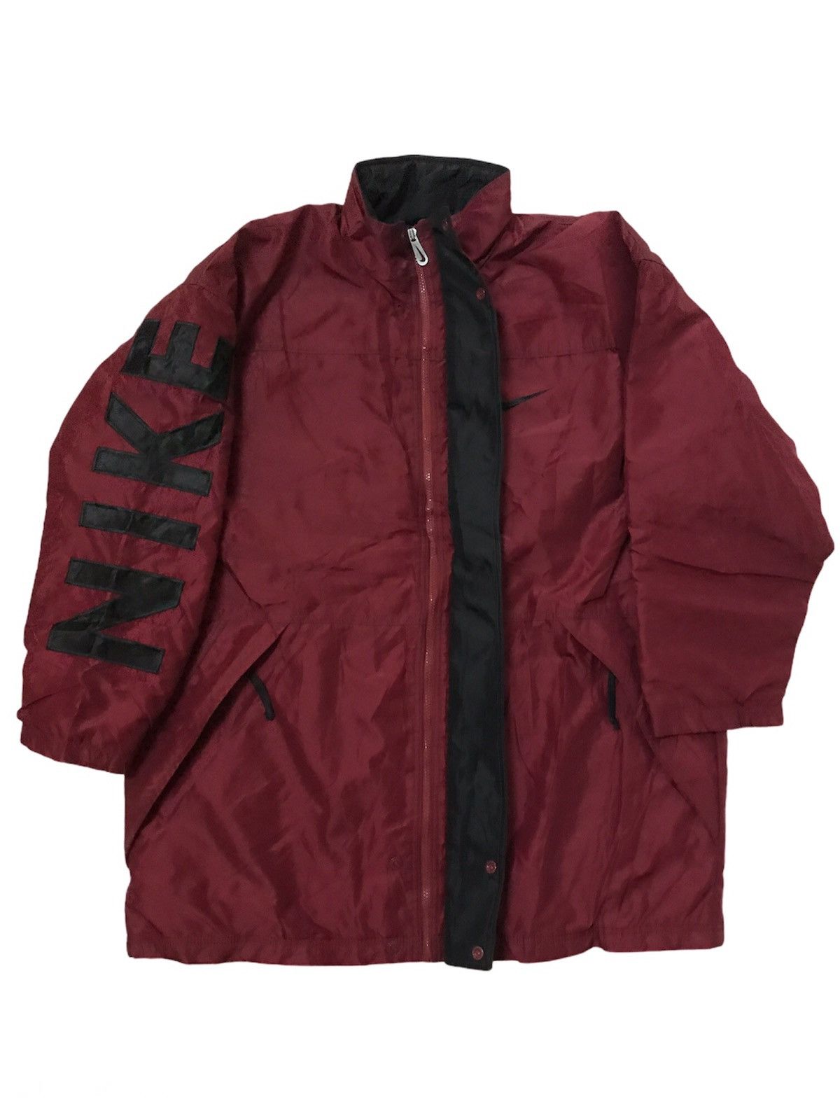 Nike × Vintage Vintage 90s Nike Spell Out Jacket Size US L / EU 52-54 / 3 - 2 Thumbnail