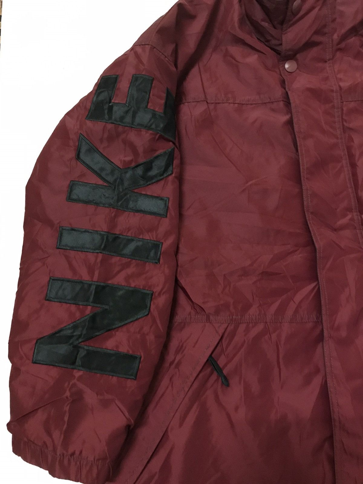 Nike × Vintage Vintage 90s Nike Spell Out Jacket Size US L / EU 52-54 / 3 - 5 Thumbnail