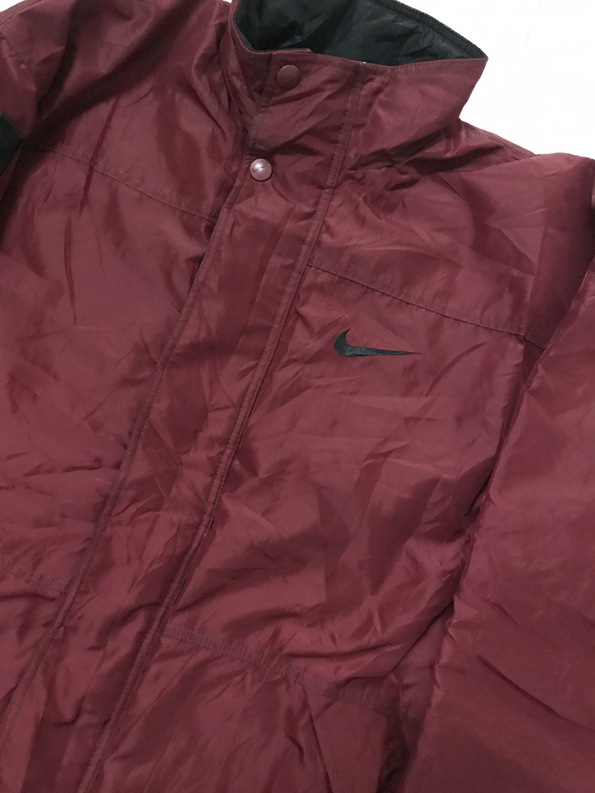 Nike × Vintage Vintage 90s Nike Spell Out Jacket Size US L / EU 52-54 / 3 - 4 Thumbnail