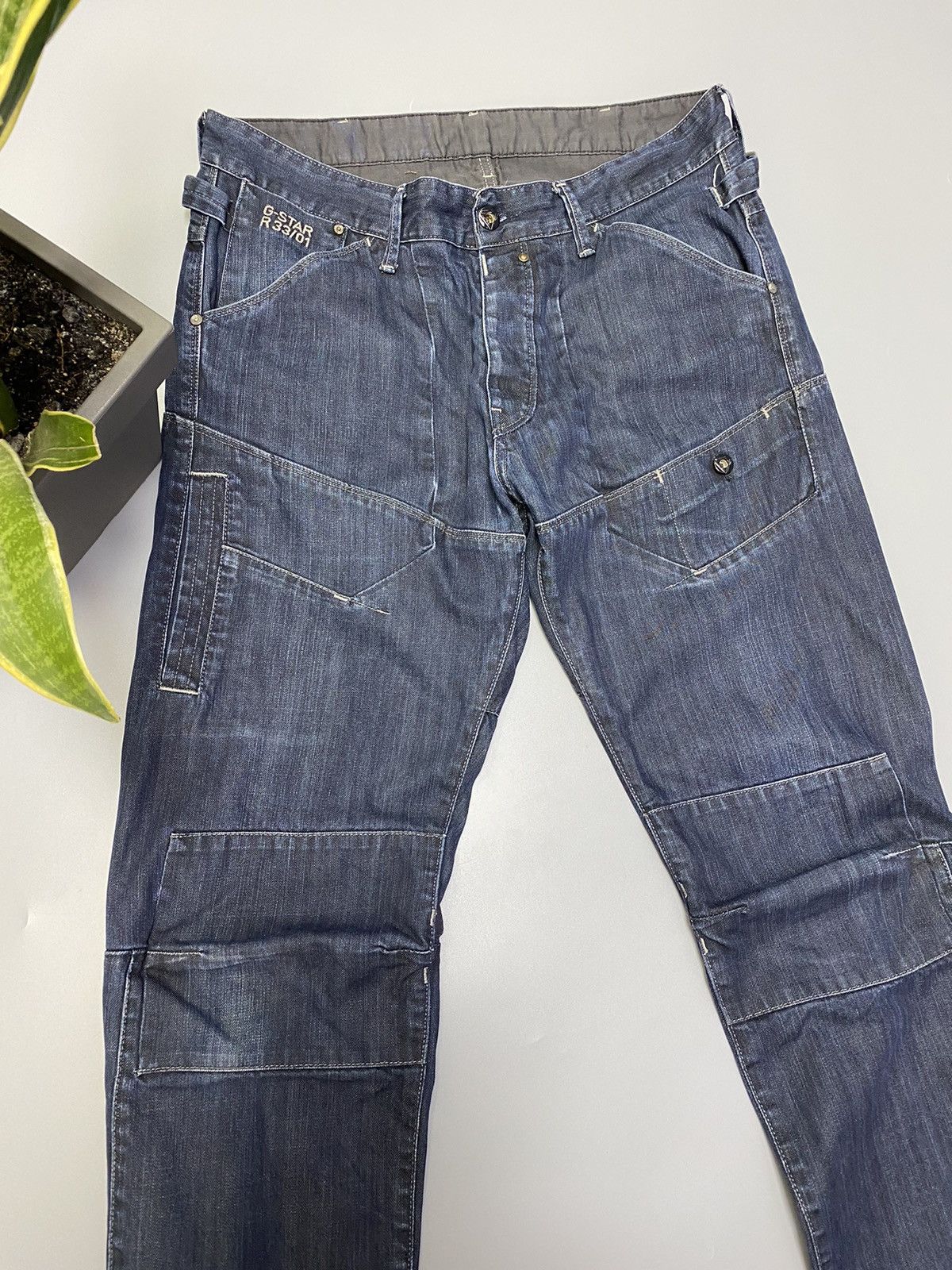 G-Star G Star Raw Denim R3301 Jeans Size US 33 - 3 Thumbnail