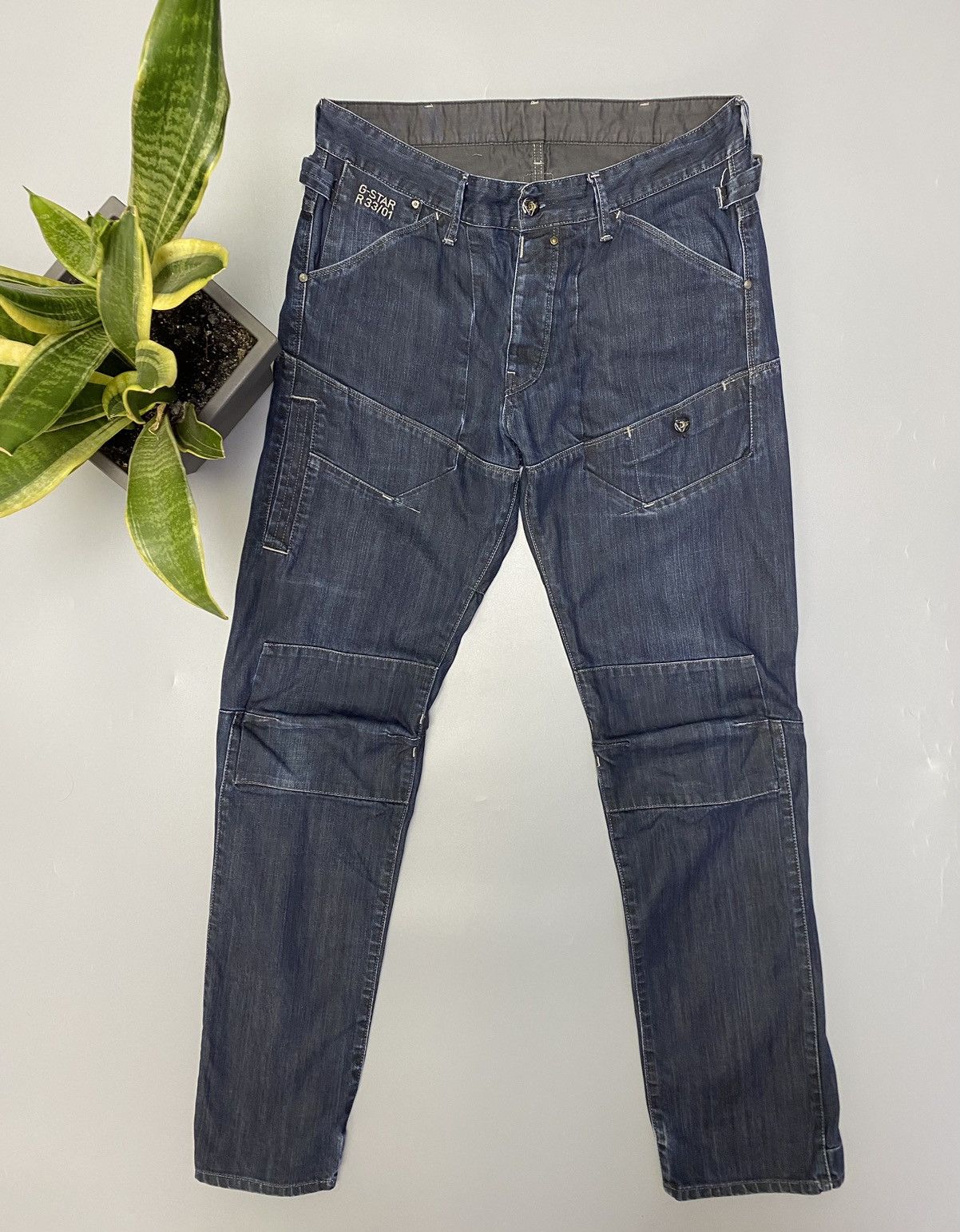 G-Star G Star Raw Denim R3301 Jeans Size US 33 - 1 Thumbnail