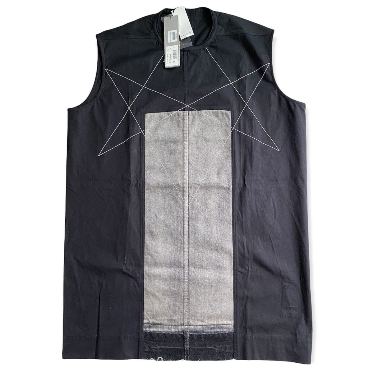 Rick Owens × Rick Owens Drkshdw SS18 Jumbo Fork Sleeveless Size US S / EU 44-46 / 1 - 2 Thumbnail