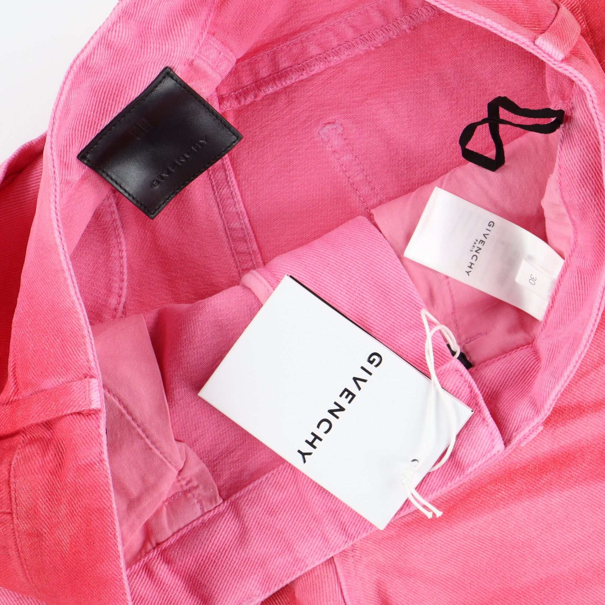 Givenchy Pink Waxed Slim Jeans Size US 30 / EU 46 - 8 Thumbnail