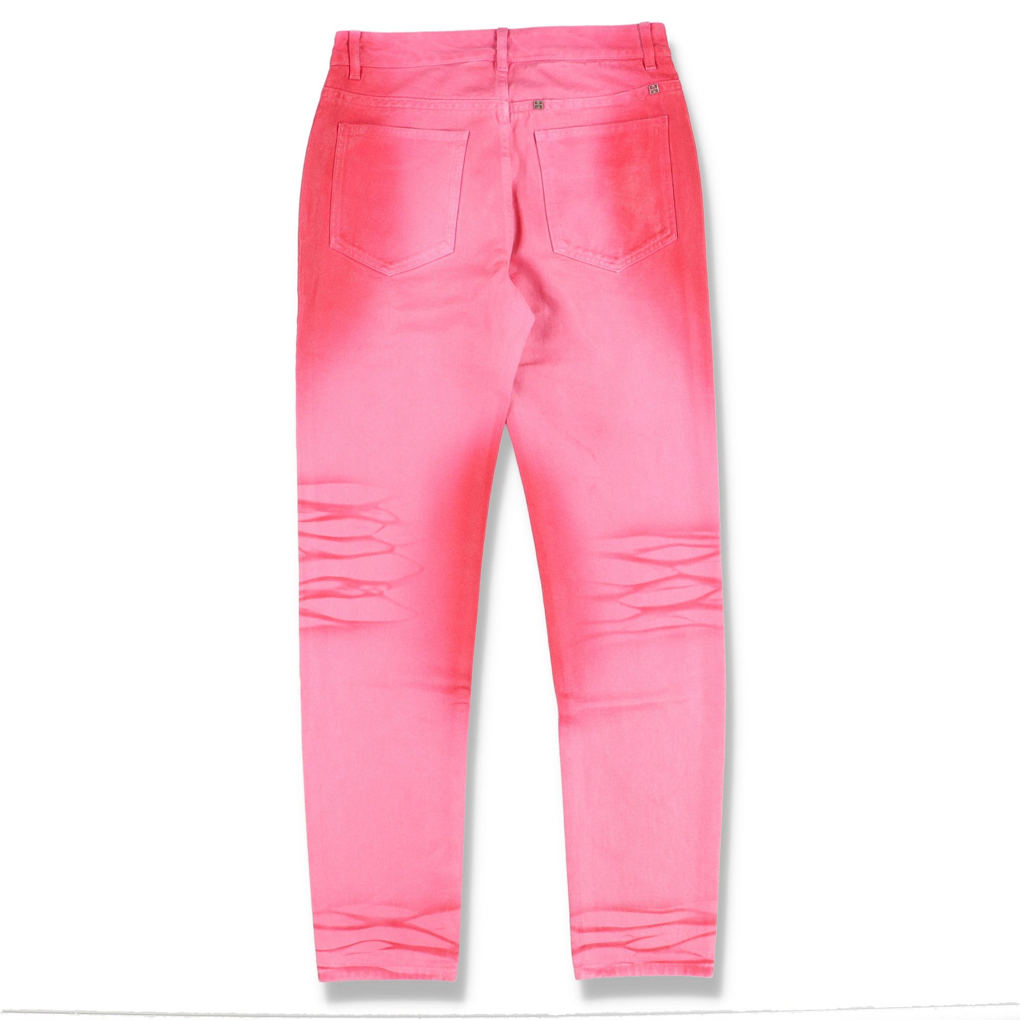 Givenchy Pink Waxed Slim Jeans Size US 30 / EU 46 - 9 Thumbnail