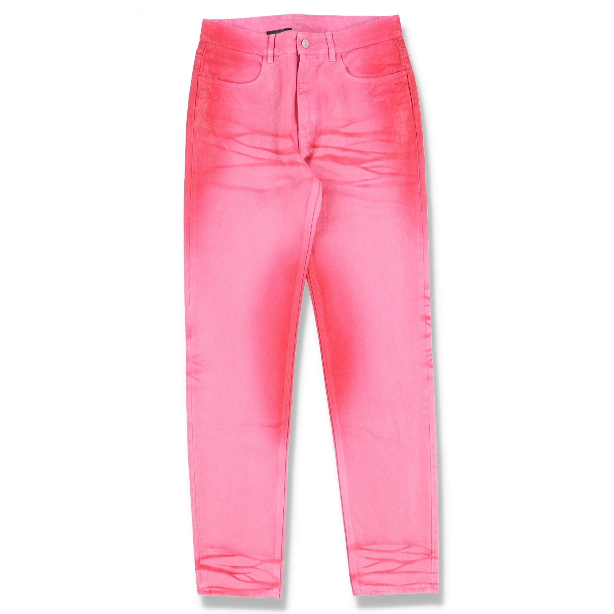 image of Givenchy Pink Waxed Slim Jeans, Men's (Size 30)