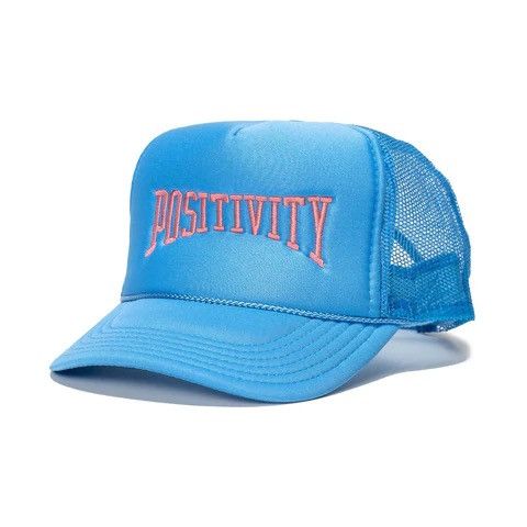 Pink Dolphin Limited Release Positivity Blue Trucker Hat Size ONE SIZE - 1 Thumbnail