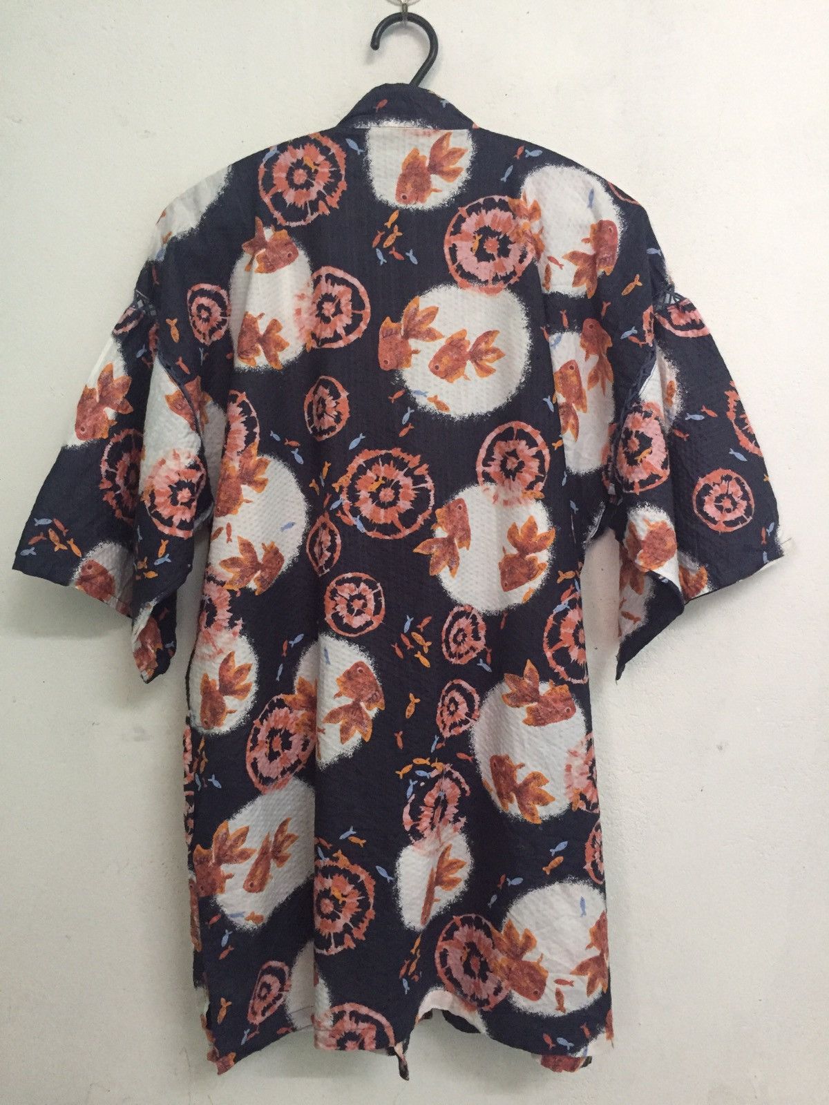 Golden Fish Printed Kimono