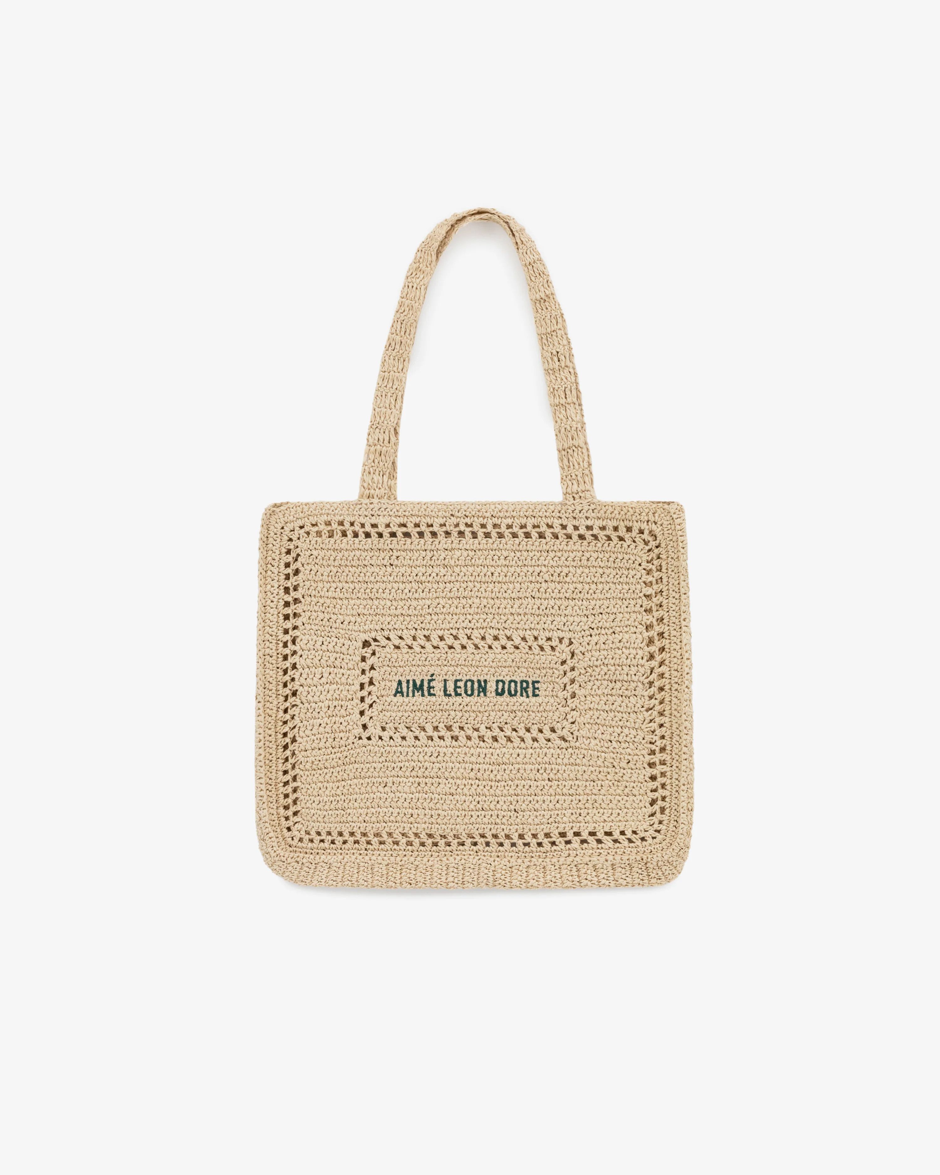 バッグ Aime Leon Dore Crochet Tote Bag Navy Aime Leon Dore Crochet Tote Bag Navy - SS24 - US
