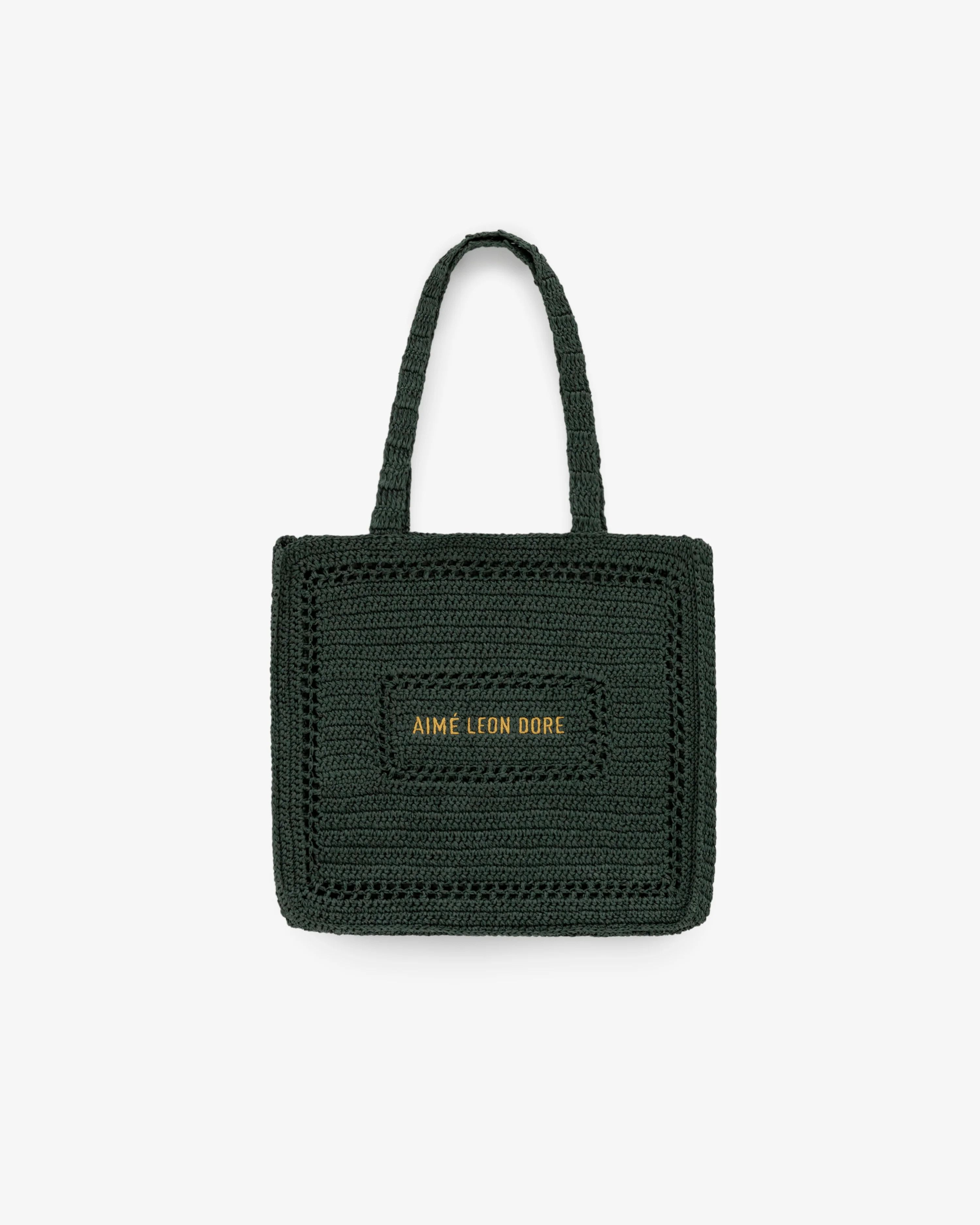Aime Leon Dore Crochet Tote Bag Navy