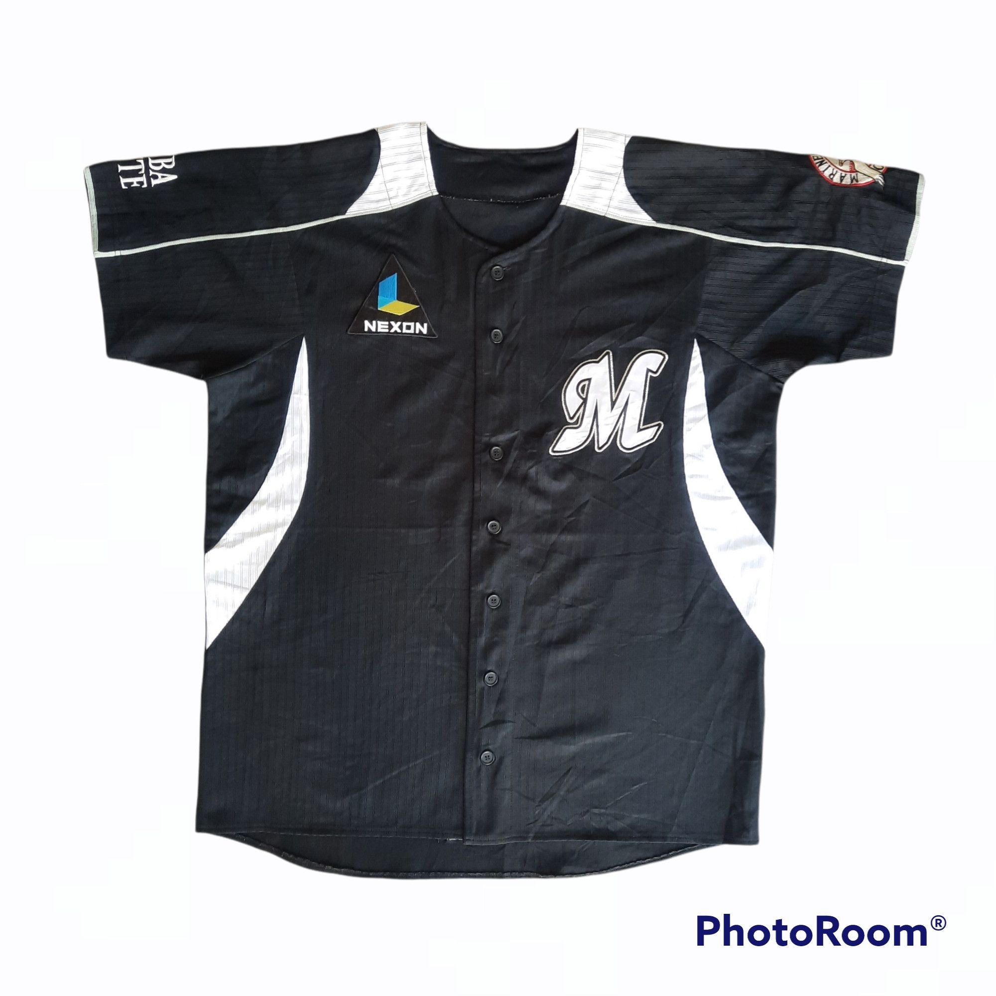 Japanese Brand 🔥Descente NPB marines chiba lotte baseball jersey Size US L / EU 52-54 / 3 - 1 Thumbnail
