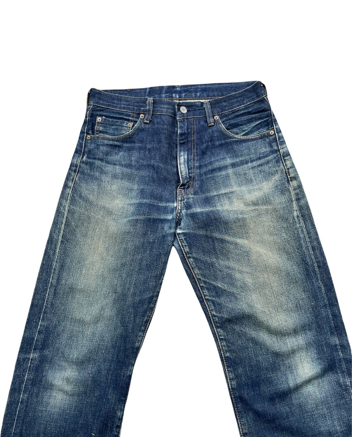 Levi's × Vintage Vintage Levi’s 502 E 1998 Aging Selvedge Denim Size US 30 / EU 46 - 3 Thumbnail