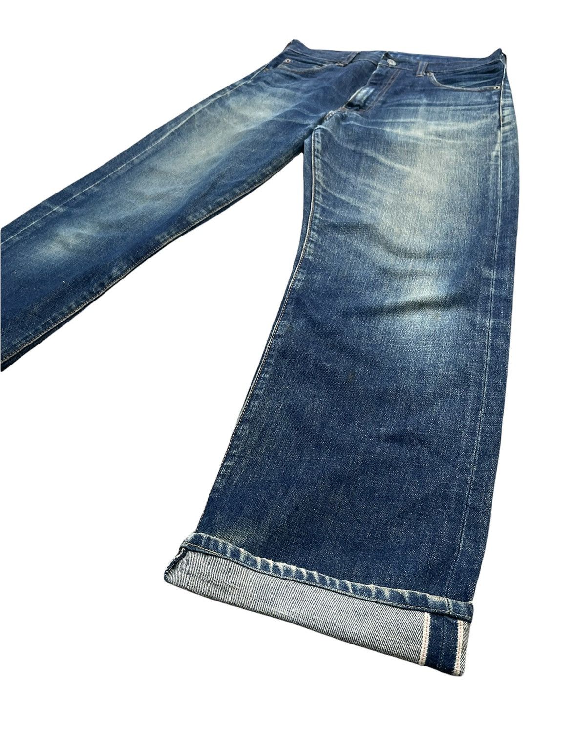 Levi's × Vintage Vintage Levi’s 502 E 1998 Aging Selvedge Denim Size US 30 / EU 46 - 2 Thumbnail