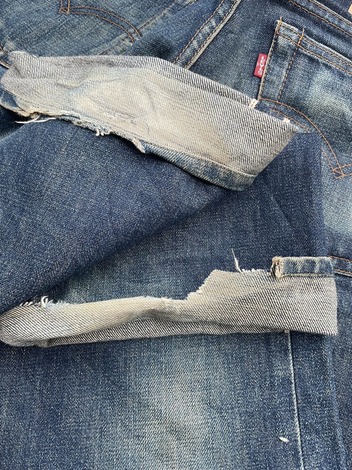 Levi's × Vintage Vintage Levi’s 502 E 1998 Aging Selvedge Denim Size US 30 / EU 46 - 13 Thumbnail