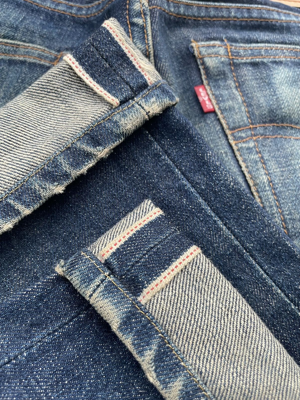 Levi's × Vintage Vintage Levi’s 502 E 1998 Aging Selvedge Denim Size US 30 / EU 46 - 10 Thumbnail