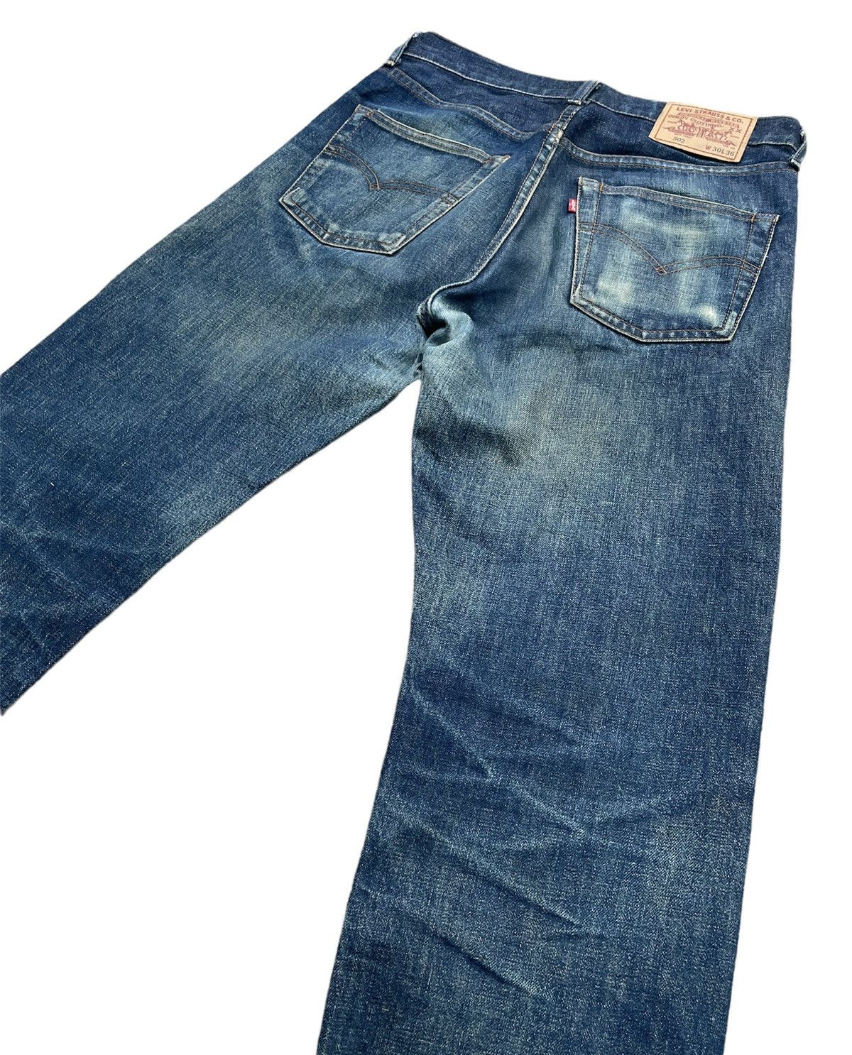Levi's × Vintage Vintage Levi’s 502 E 1998 Aging Selvedge Denim Size US 30 / EU 46 - 6 Thumbnail