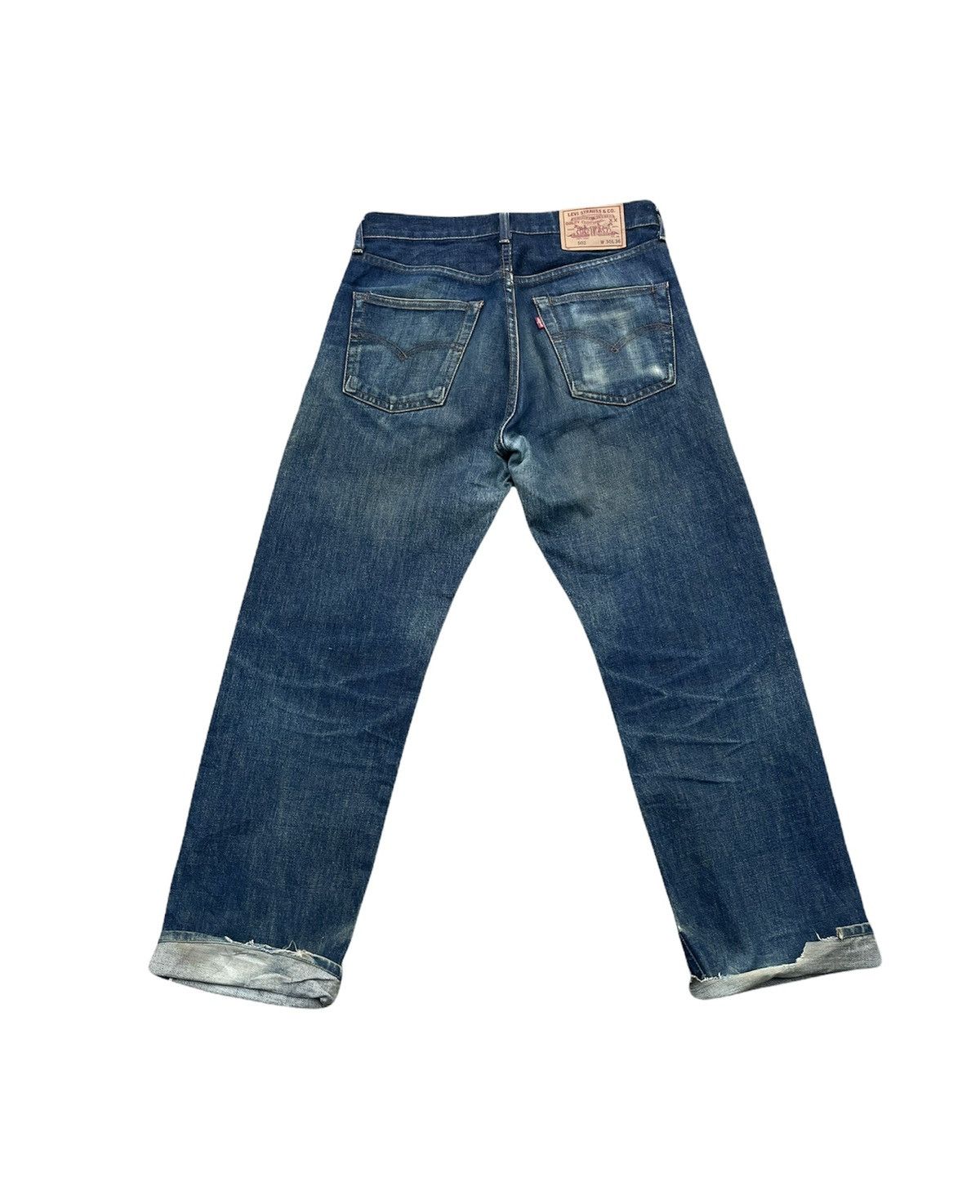 Levi's × Vintage Vintage Levi’s 502 E 1998 Aging Selvedge Denim Size US 30 / EU 46 - 5 Thumbnail